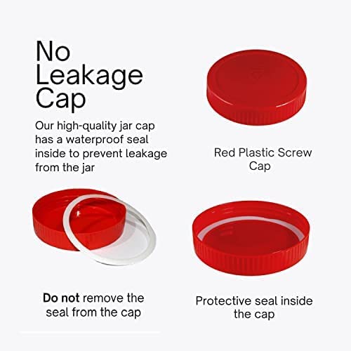 Feelopie Piramal Glass Jar 500 ml Round pickle Jars for kitchen home storage Transparent airtight Glass Containers for Kitchen P